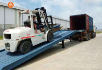 Lợi ích của việc sử dụng cầu dẫn xe nâng lên Container