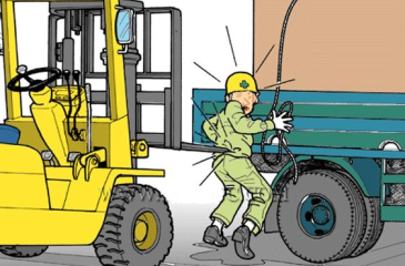 Cách đỗ xe nâng an toàn cho người sử dụng