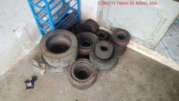 Trước khi gia công đắp bánh xe